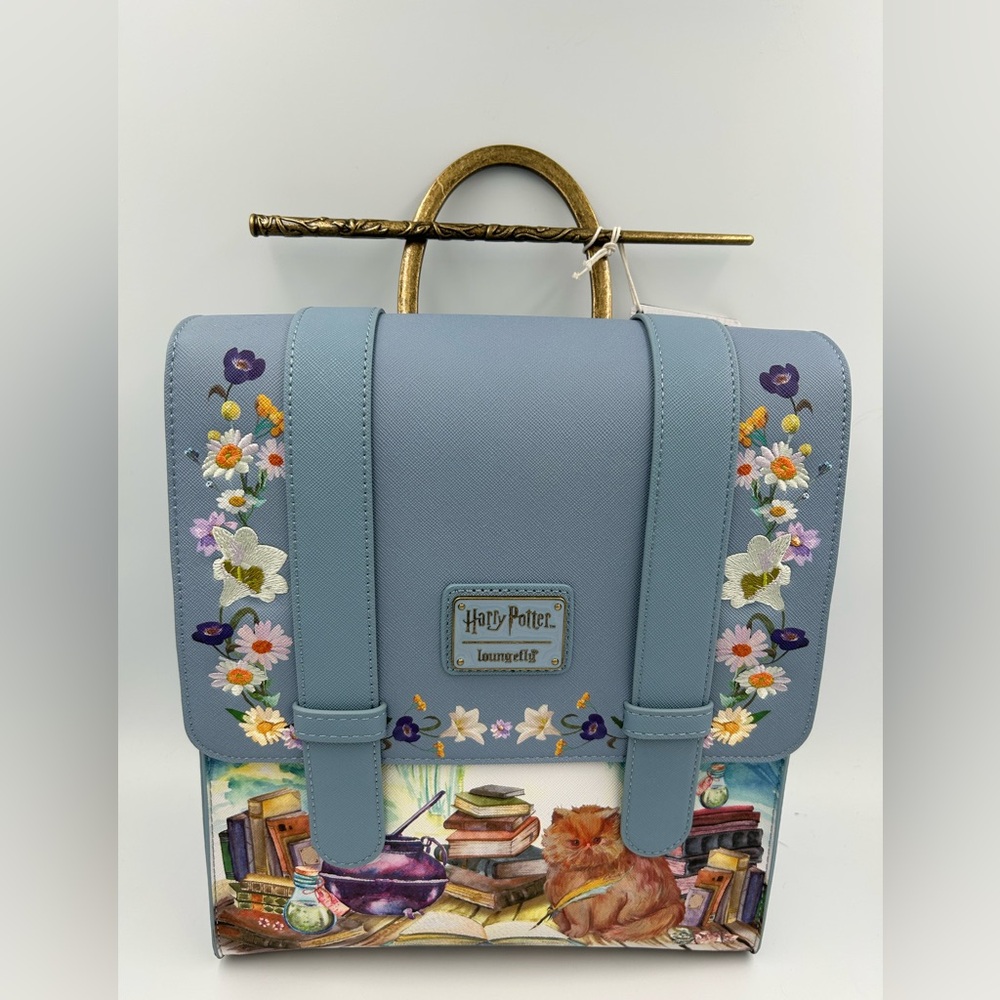 Loungefly Hermione Crookshanks mini backpack NWT